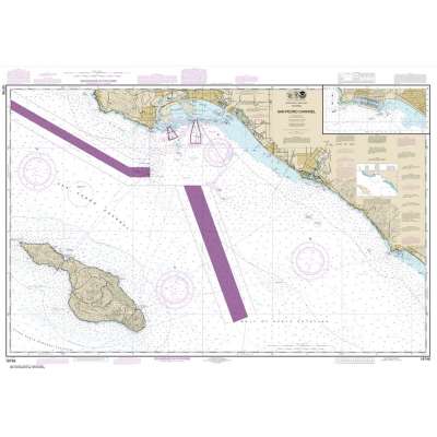 Pacific Coast NOAA Charts :NOAA Chart 18746: San Pedro Channel;Dana Point Harbor