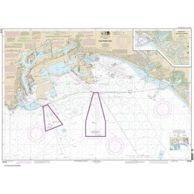 Pacific Coast NOAA Charts :NOAA Chart 18749: San Pedro Bay;Anaheim Bay Huntington Harbor