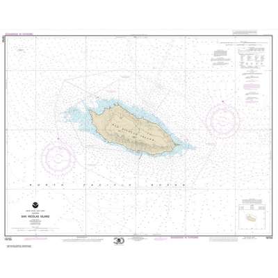 HISTORICAL NOAA Chart 18755: San Nicolas Island