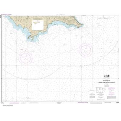 HISTORICAL NOAA Chart 18764: San Clemente Island Pyramid Cove and approaches