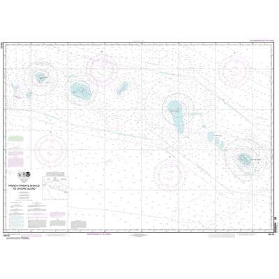 NOAA Chart 19019: French Frigate Shoals to Laysan Island