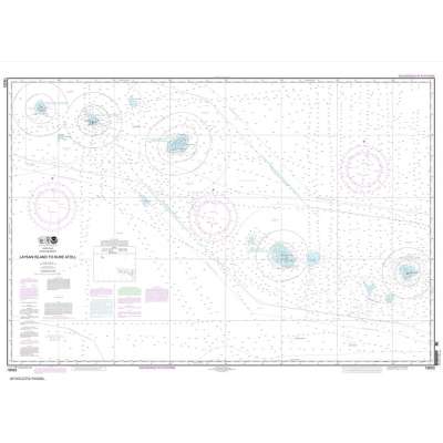 HISTORICAL NOAA Chart 19022: Laysan Island to Kure Atoll