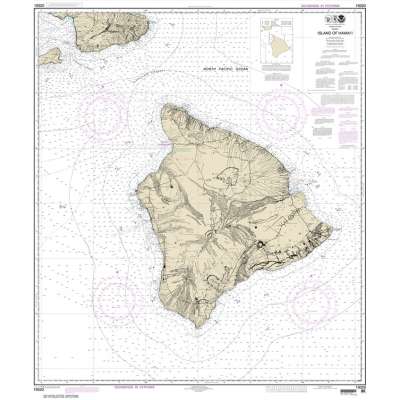 Pacific Coast NOAA Charts :NOAA Chart 19320: Island Of Hawai'i
