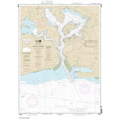 NOAA Chart 19366: Pearl Harbor O'ahu South Coast
