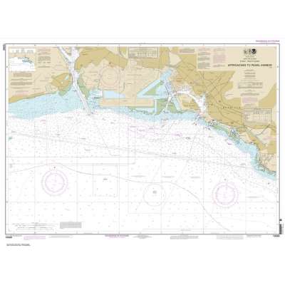 NOAA Chart 19369: O'ahu South Coast Approaches to Pearl Harbor