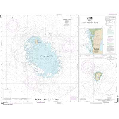 NOAA Chart 19442: Lisianski and Laysan Island