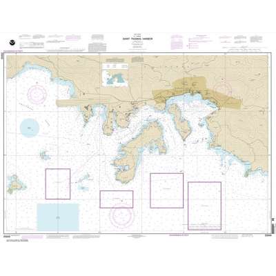 Gulf Coast NOAA Charts :NOAA Chart 25649: Saint Thomas Harbor
