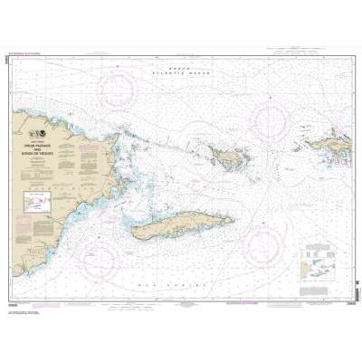 Gulf Coast NOAA Charts :NOAA Chart 25650: Virgin Passage and Sonda de Vieques