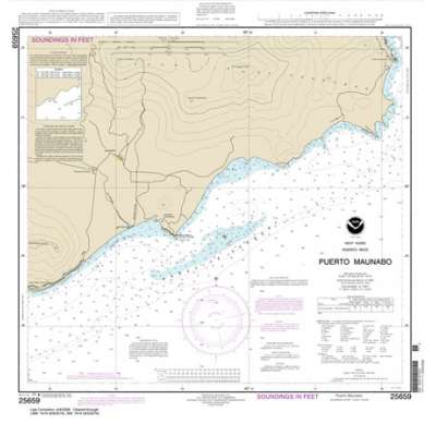 Gulf Coast NOAA Charts :NOAA Chart 25659: Puerto Maunabo