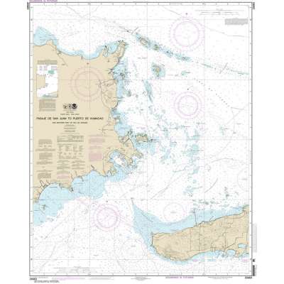 HISTORICAL NOAA Chart 25663: Pasaje de San Juan to Puerto de Humacao and Western Part of lsla de Vieques