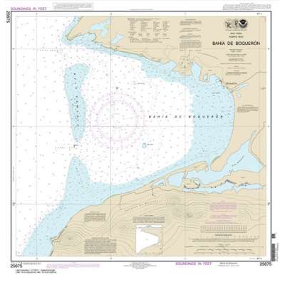Gulf Coast NOAA Charts :NOAA Chart 25675: Bahia de Boqueron