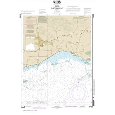 Gulf Coast NOAA Charts :NOAA Chart 25689: Puerto Arroyo