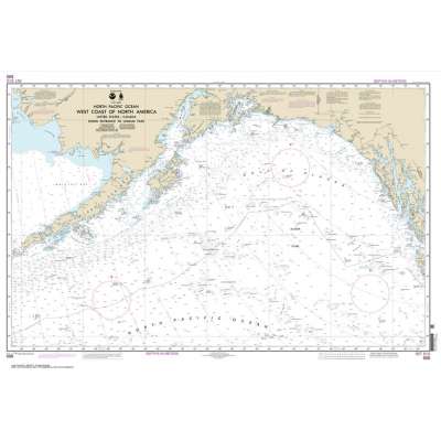 NOAA Chart 500: West Coast Of North America Dixon Ent To Unimak Pass