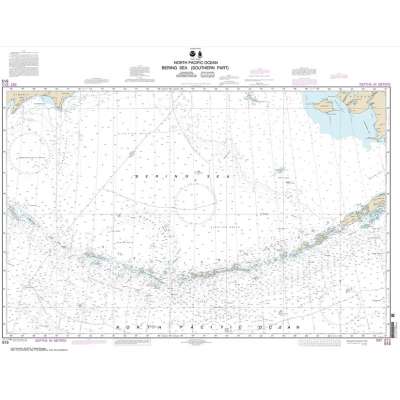 NOAA Chart 513: Bering Sea Southern Part