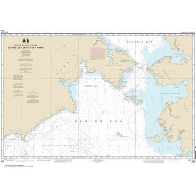 NOAA Chart 514: Bering Sea Northern Part