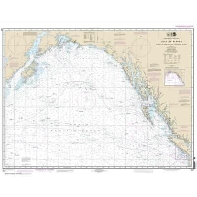 Pacific Coast NOAA Charts :NOAA Chart 531: Gulf of Alaska Strait of Juan de Fuca to Kodiak Island