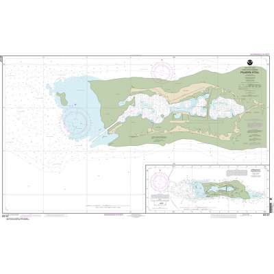 HISTORICAL NOAA Chart 83157: Palmyra Atoll;Approaches to Palmyra Atoll