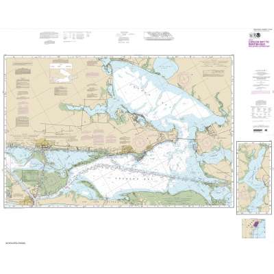 NOAA Chart 11314: Intracoastal Waterway Carlos Bay to Redfish Bay: including Copano Bay