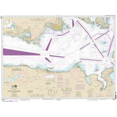 HISTORICAL NOAA Chart 18465: Strait of Juan de Fuca-eastern part