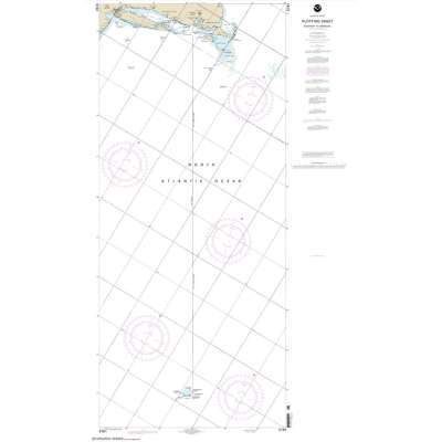 NOAA Chart 5161: Newport, Rhode Island to Bermuda (Plotting Sheet)