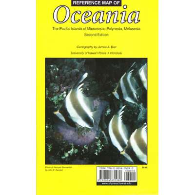 Pacific Ocean & Islands :Reference Map of Oceania, 2nd edition