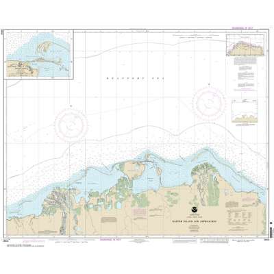 HISTORICAL NOAA Chart 16043: Barter Island and approaches;Bernard Harbor
