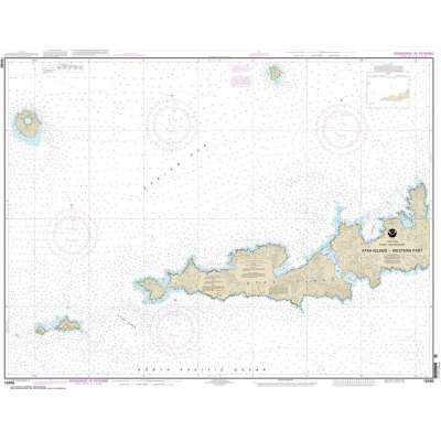 HISTORICAL NOAA Chart 16486: Atka Island: western part