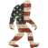 USA Flag Squatch - Vinyl Sticker (1 STICKER) - Paracay