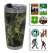 Squatch Metalworks - Green Camo - Stainless-Steel Tumbler with Lid - paracay