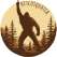 DiscoSquatch V2 - Vinyl Sticker (1 STICKER) - Paracay