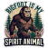Bigfoot Spirit Animal - Sticker - Paracay
