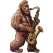 Saxaphone Squatch - Vinyl Sticker (1 STICKER) - Paracay