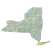 New York sectional chart wall map, decorative FAA chart, reference only