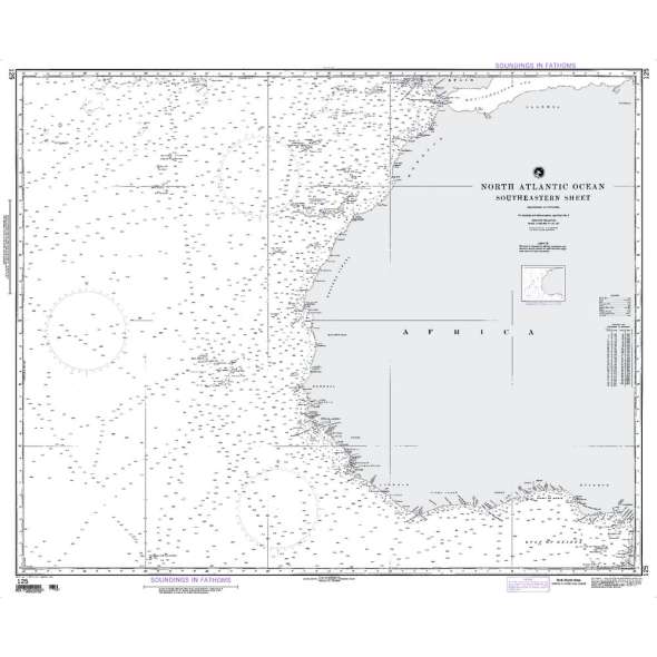 NGA Chart 125: North Atlantic Ocean Southeastern Sheet