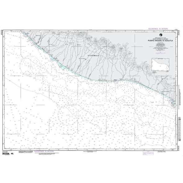 NGA Chart 21510: Puerto Madero to Acajutla Guatemala