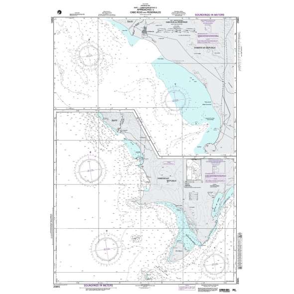 NGA Chart 25841: Approaches to Cabo Rojo & Pedernales