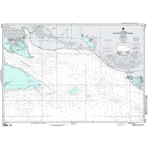 NGA Chart 27161: Cayo Miguel to Cayo Blanco