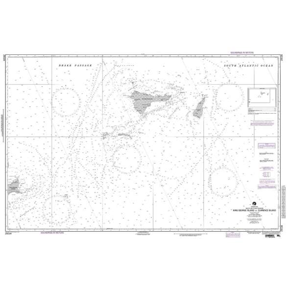 NGA Chart 29104: King George Island to Clarence Island