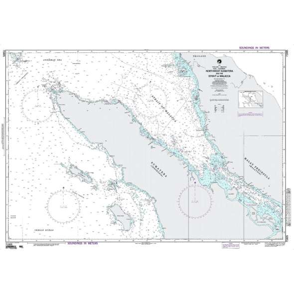 NGA Chart 71005: Northwest Sumatera & Str. of Malacca