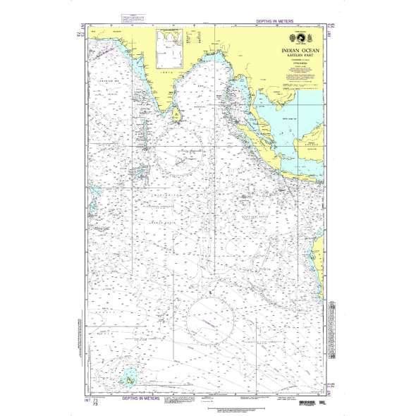 NGA Chart 73: Indian Ocean - Eastern Portion