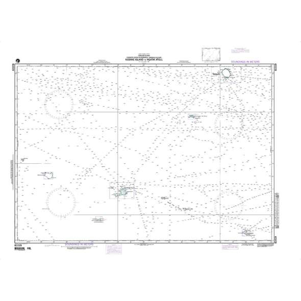 NGA Chart 81019: Kosrae Is to Ngatik Atoll Caroline Is