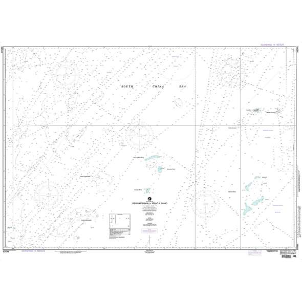 NGA Chart 93049: Vanguard Bank to Spratly Island