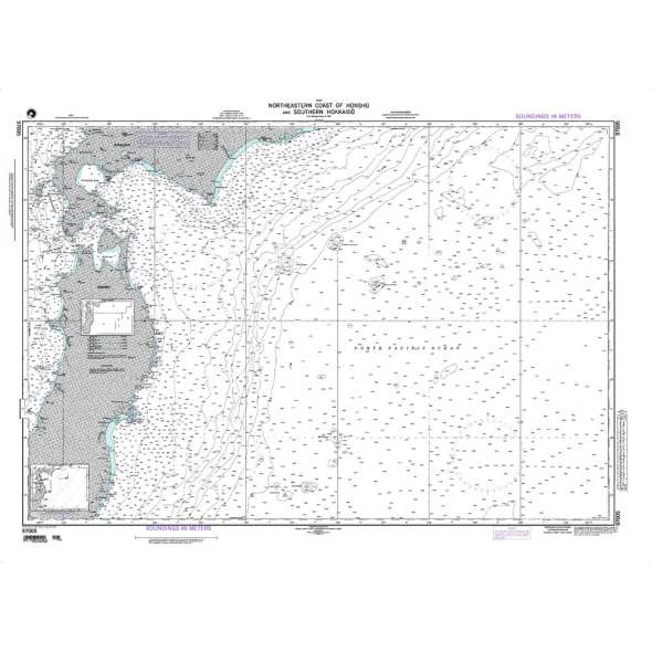 NGA Chart 97005: Northern Coast of Honshu and Southern Hokkaido