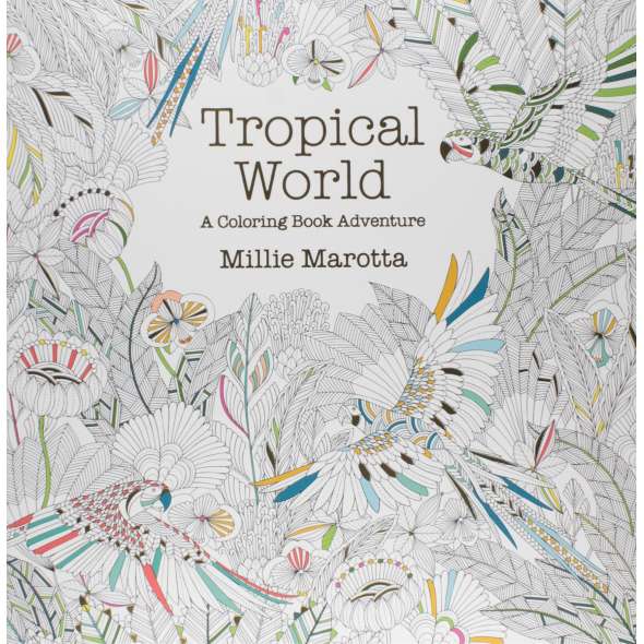 Tropical World: A Coloring Book Adventure