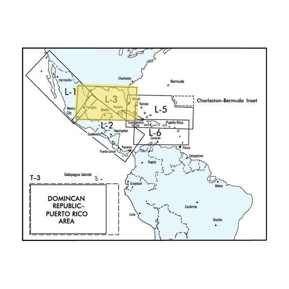 FAA Chart:  Enroute Low Altitude CARIBBEAN 3/A3