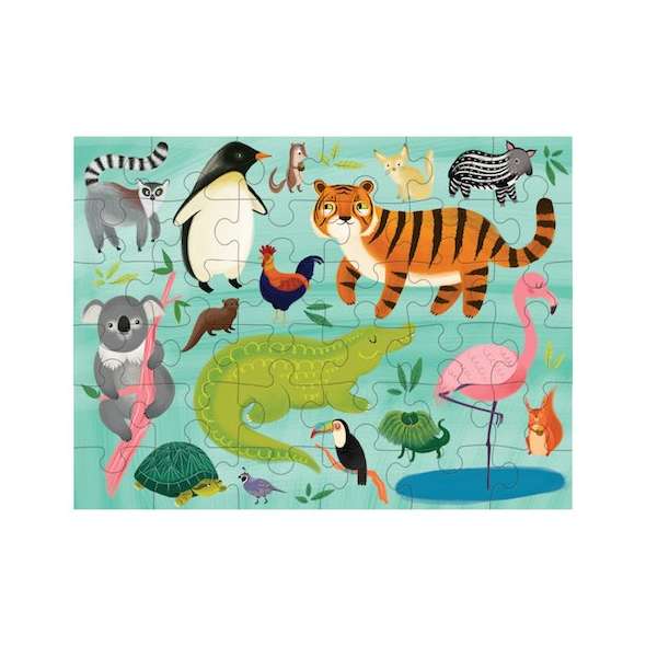 Puzzle to Go: Animals of The World