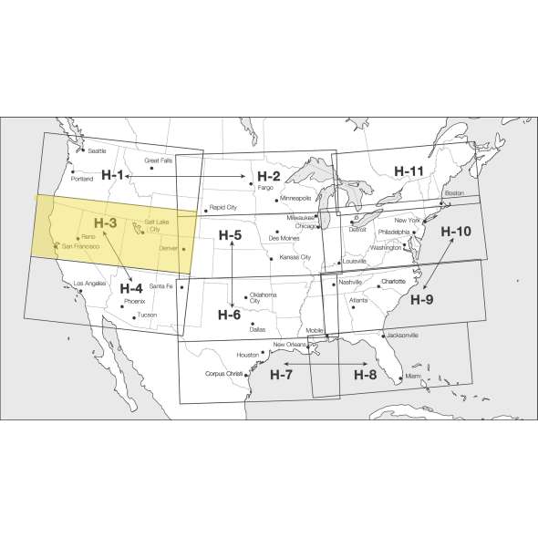 FAA Chart: High Altitude Enroute H 3/4