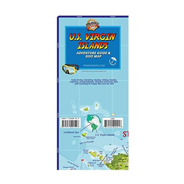U.S. Virgin Islands Dive Map & Adventure Guide