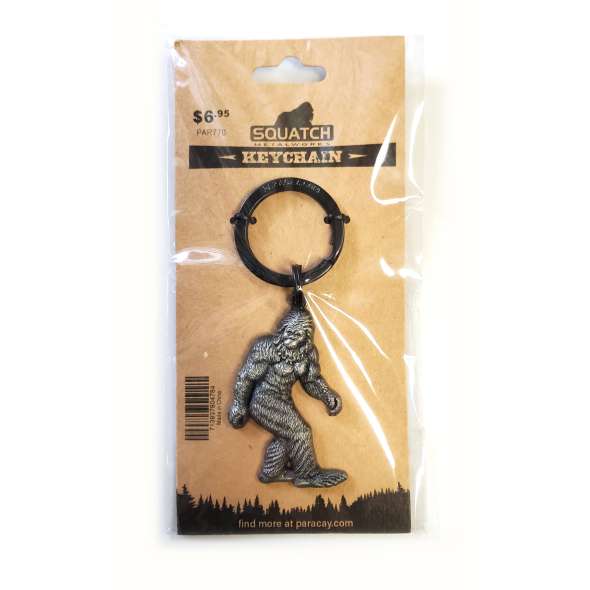 Sasquatch, Yeti, Bigfoot - Sculpted Pewter Keychain - Paracay