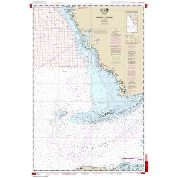 NOAA Chart 1113A: Havana to Tampa Bay (Oil and Gas Leasing Areas)NOAA Chart 1113A: Havana to Tampa Bay (Oil and Gas Leasing Areas)